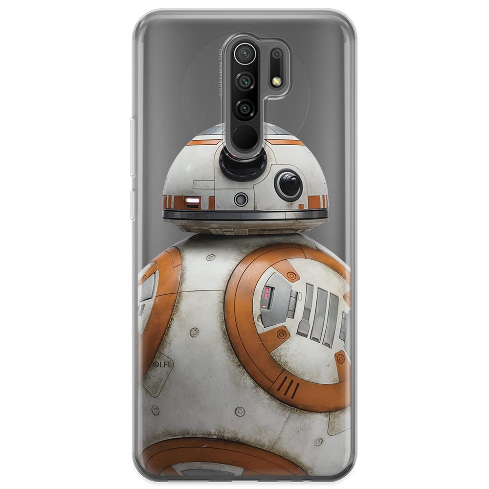 ERT GROUP mobile phone case for Xiaomi REDMI 9 original and officially Licensed Star Wars pattern BB 8 002 optimally adapted to the shape of the mobile phone, partially transparent