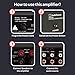 AudioSource Digital Amplifier, 2 Channel Stereo Power D Amplifier AD1002 for Home Sound Systemsthumb 3