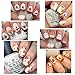 TailaiMei Thanksgiving Nail Decals Stickers, 20 Sheets Autumn Fall Leaves Self-Adhesive and Water Transfer Set - DIY Nail Art Tip Include Turkey/Maple/Pumpkin