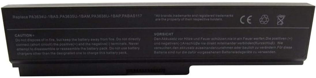 XITAIAN PA3817U-1BRS 10.8V 56Wh 5200mAh Replacement Laptop Battery Compatible with Toshiba Satellite A660 C600 C650 C655 C660 C660D C665 C670 L700 L750 L750D L650 L670 P750 PA3819U-1BRS PA5184U-1BRS - Image 3