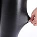 DIAMONDKIT Women Faux Leather Leggings Wet Look Metallic Waist Legging Pants Trousers (VQ1088 Colored Rose), M