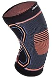 Kunto Fitness Knee Brace Compression Support Sleeve for Sports, Arthritis, Joint Pain, Injury Recovery and More!