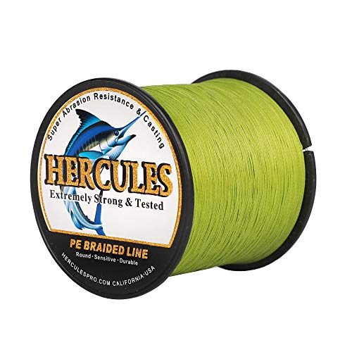 HERCULES Super Cast 1000M 1094 Yards Braided Fishing Line 30 LB Test for Saltwater Freshwater PE