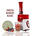 KitchenPRO 2 in 1 Elite Frozen Healthy Dessert Maker and Salad Shooter Electric Slicer Shredder 5 blades