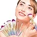 Mermaid Makeup Brushes Set Apr.Fairy 10pcs Gift-packing Ultra-soft Bristles Make Up Brush Kit Face Foundation Blush Concealer Beauty Tools - Pink Gradient