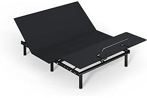 Sven & Son Essential Adjustable Bed Base (Frame Only), Easy Assembly, Head and Foot Lift, Memory Positions, Zero Gravity, Wireless Remote - Queen