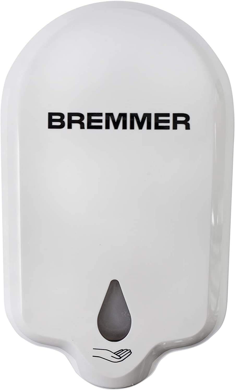 Bremmer Automatic Touchless Hand Sanitiser & Soap Dispenser – Sensor, Hands-Free Hygienic Pump for Home, Bathroom & Office Use, White