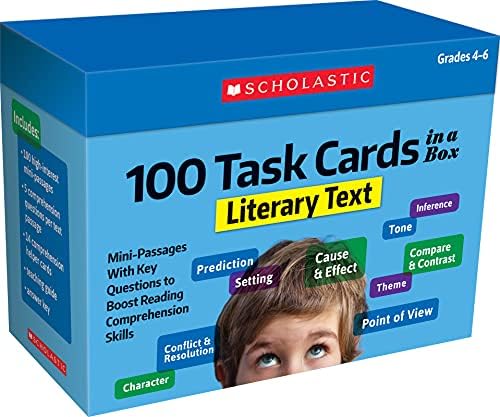 Amazon.com: Scholastic 100 Task Cards in a Box: Informational Text