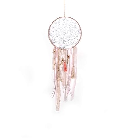 Vosarea 20 cm Boho Deko Traumfänger Eichel und Spitze Mädchen Schlafzimmer Hochzeit Party Geburtstag Dekoration