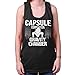 Nerdy Goku Ninja Pill Corporation Chamber Tank Top Black