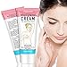 Whitening Cream for Sensitive Parts - Natural Lightening Cream for Face and Body - Moisturizing and Brightening Effect - For Legs, Neck, Underarm, Elbows and Intimate Areas - 60 ml