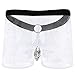 Sexy Men's Lingerie Mesh Sheer Boxer G-String Briefs Underwear Transparent Fishnet Shorts Open Front Pouch Underpants White L