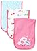 Gerber baby girls 3-pack Terry Burp Cloth bibs, Little Birdie, 18 x 6.25 US
