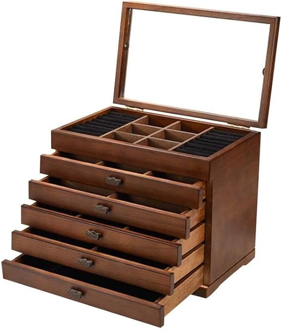 XZJJZ Mini Caja de joyería, Recuerdo Modernos de Almacenamiento