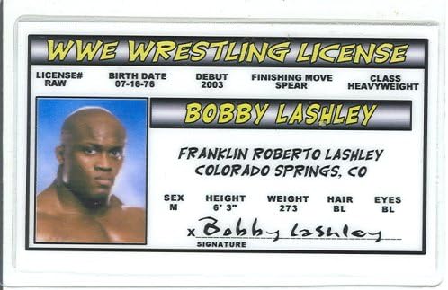 Bobby Lashley - WWE - Collector Card