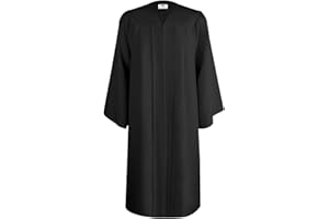 TngHui Unisex Matte Graduation Gown for High School,Choir Robes for Church, Judge Robes Costume 12 Colors
