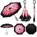 Pelisy Double Layer C Hook Reverse Folding Umbrella Windproof