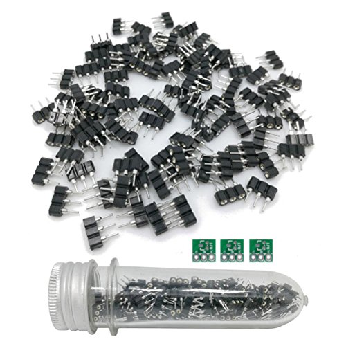 100 pcs 3p Socket for Transistor, pitch 0.1 inch 2.54 mm