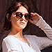 Women's Polarized Sunglasses from EYE LOVE, Designer, 100% UV Block + 5 BONUSES, Brown