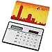 Topro Credit Card Size Compact Solar Powered Mini Calculator