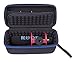 CASEMATIX Travel Case Compatible with Rode VideoMic Go Camera Microphone, 3.5mm Patch Cable and Accessories, Travel Case Only
