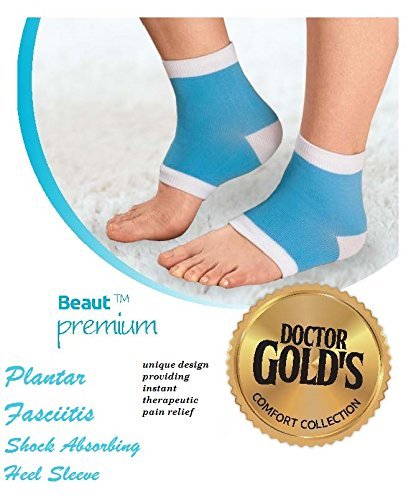 Plantar Fasciitis Shock Absorbing Heel Sleeve, With Protective Gel Heel Cushion, Relieve Plantar Fasciitis, Heel Pain,Plantar Fasciitis Sock by Beaut (TM)
