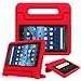 Fintie Shock Proof Case for All-New Amazon Fire 7 Tablet (7th Gen, 2017) - Kiddie Series Light Weight Convertible Handle Stand Kids Friendly Cover, compatible with Fire 7 (5th Gen, 2015), Red
