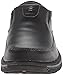 Skechers USA Men's Segment The Search Slip On Loafer,Black Leather,11.5 M US