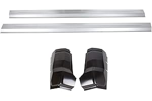 Outer Rocker Panels & Cab Corner Set Slip-on Compatible with 2009-2010 Dodge Ram 1500 Quad Cab/2011-2018 Ram Truck Extended C