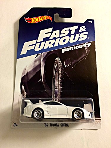 Mattel Hot Wheels Fast & Furious 7 White 94 Toyota Supra 7/8
