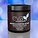 Arabica Coffee Scrub by Eva Naturals (12 oz) - Organic Cream-Based Exfoliating Scrub Reduces Cellulite and Stretch Marks - Natural Body Scrub and Body Acne Treatment - With Vitamin E