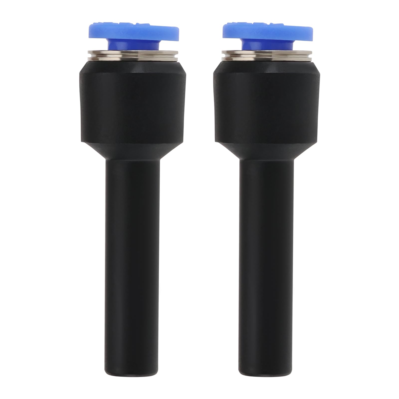 eMagTech 2Pcs Pneumatic Push FIT Reducer Straight Connector Straight Push to Connector Reducer Fitting for 4mm O.D. Pipe to 6mm Bore Hose