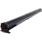 Valterra A04-5094BK RV Adjustable EZ Hose Carrier with Lockable Door Cap, Black