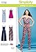 SIMPLICITY Patterns 1114 Misses' Easy Dress and Jumpsuits, A (XXS-XS-S-M-L-XL-XXL)