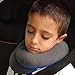 BCOZZY Kids Travel Neck Pillow (3-7 Y/O)- Patented Soft Toddler Pillow for Head & Chin Support in Car Seat, Airplane, and Road Trip Sleeping. Adjustable Size. Fully Washable. Carry Bag. Small, Gray