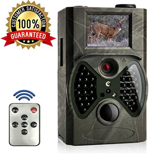 Trail Game Camera With 65FT Detection Range Of Motion Infrared Night Vision Activated Wildlife Scouting Deer Hunting Cam with Waterproof 2.0 LCD Screen Supports 32g SD Card Best For Home Security