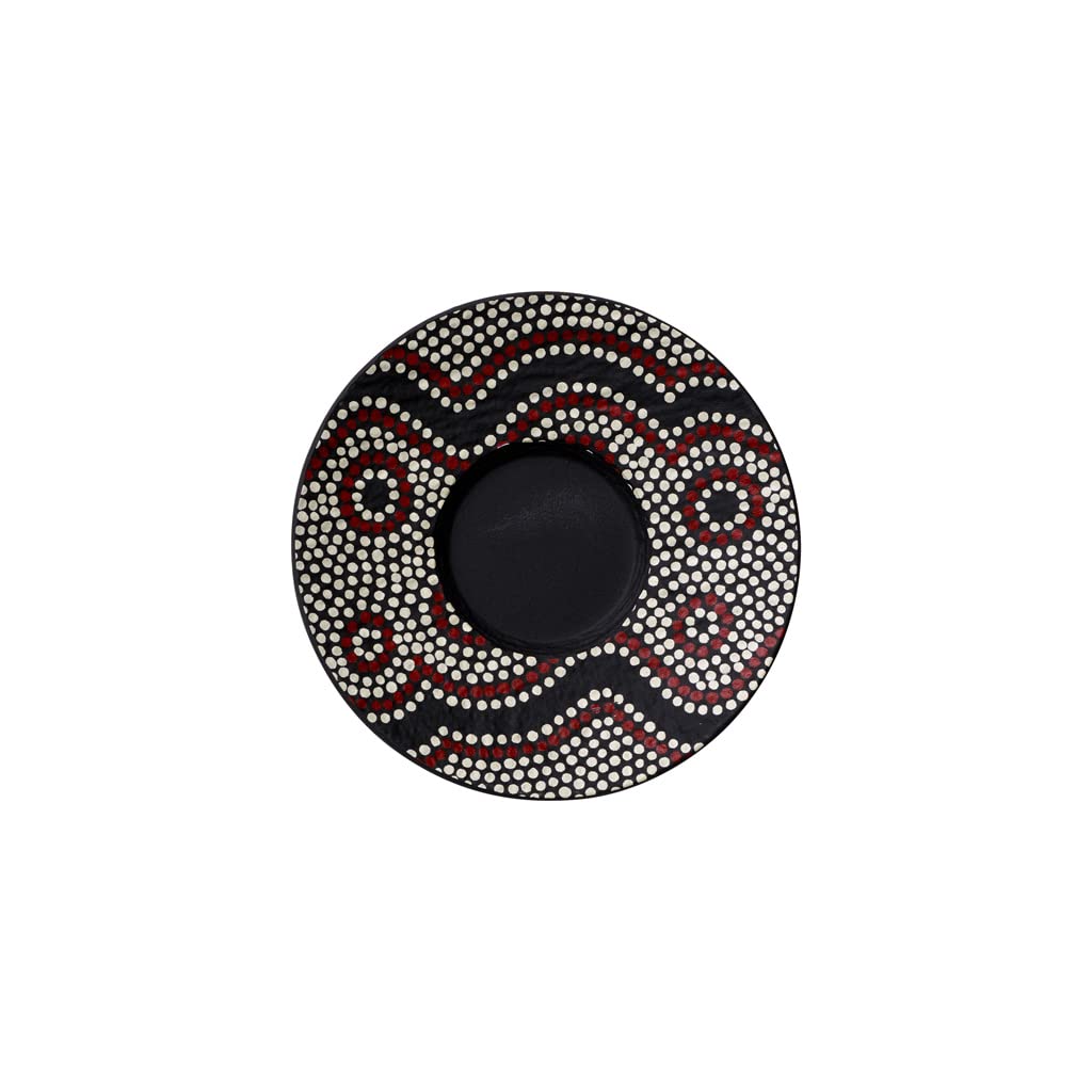 Villeroy & Boch Manufacture Rock Desert Mocha/Espresso Saucer, 12 cm, Premium Porcelain, Black/Coloured