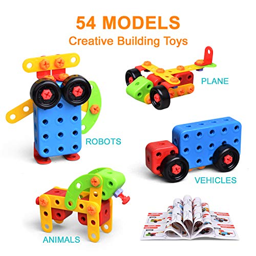 LUKAT STEM Building Toys for 3 4 5 6 Boys & Girls 288 Piece
