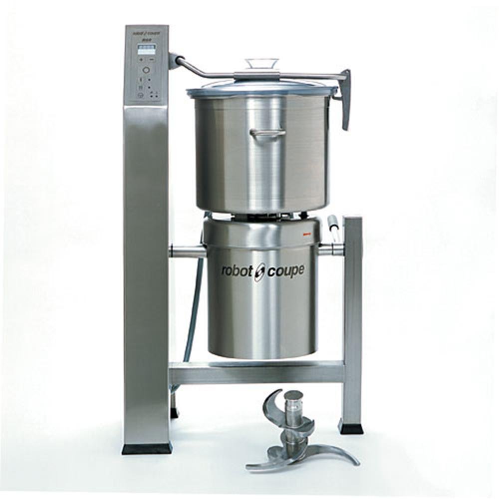 Robot Coupe R60T 2-Speed Vertical Cutter Mixer Food Processor with 63-Quart Stainless Tilt Cutter Bowl, Grey