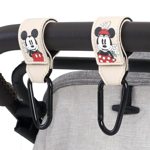 LOARBABY Disney ディズニー ベビーカーフック 荷物掛け ミッキーマウス ミニーマウス ディズニーベビー(ミッキー&ミニー)