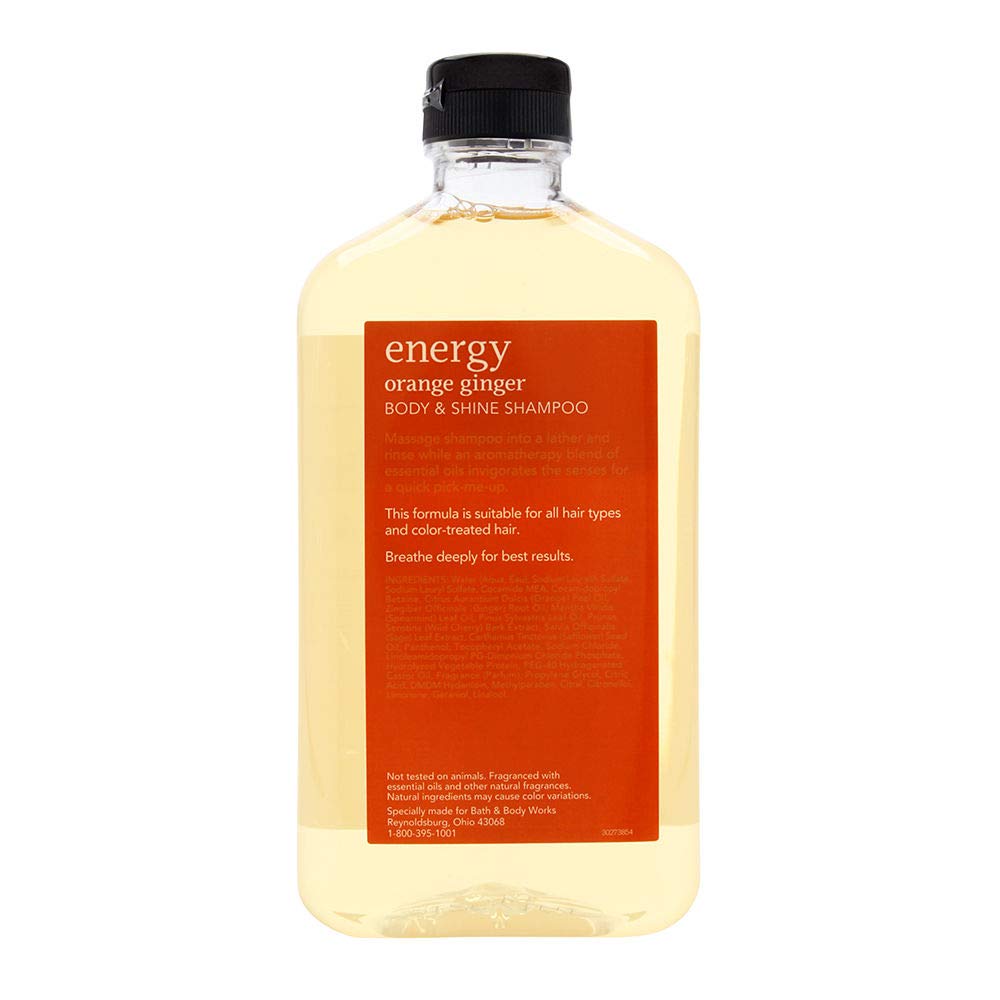 Bath Body Works Orange Ginger Energy Aromatherapy Shampoo 16 Ounce