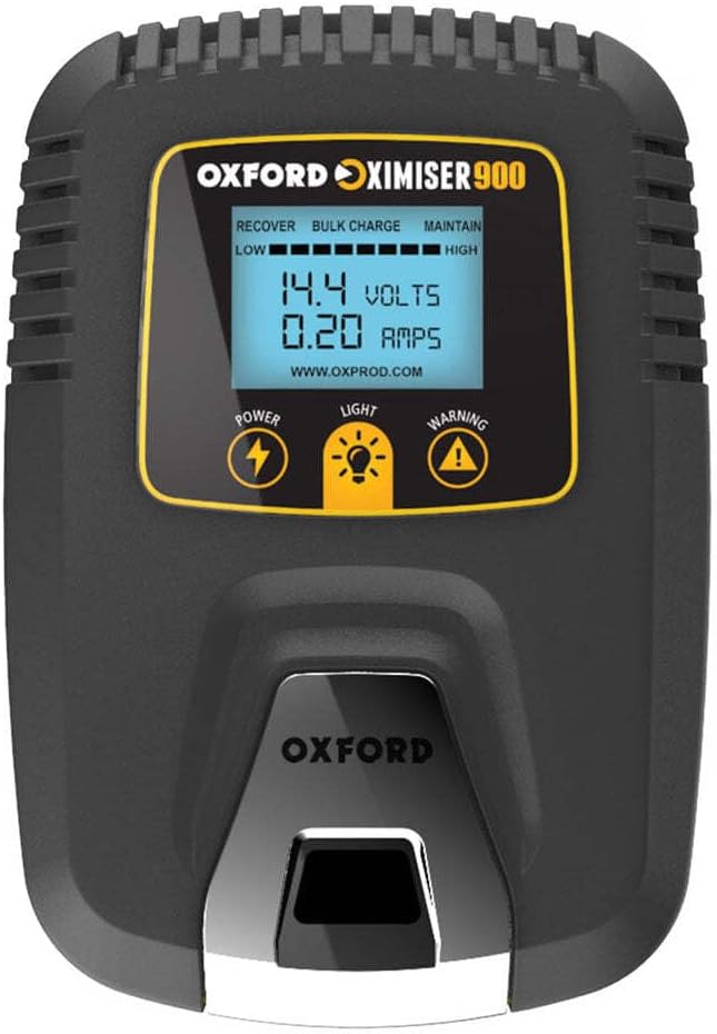 Oxford Oximiser 900 Essential Battery Management System 12V 30Ah Black Yellow