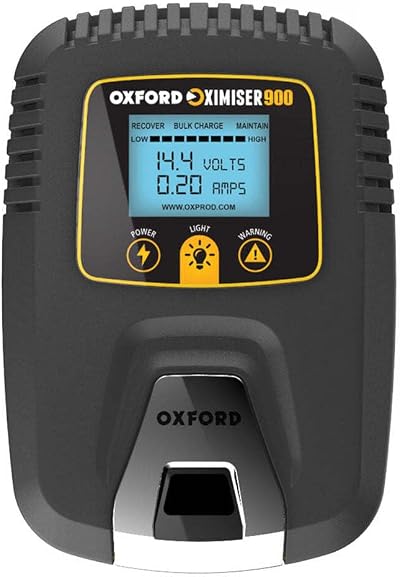 Oxford Oximiser 900 Essential Battery Management System 12V 30Ah Black Yellow