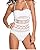 YeeATZ Lace Halter Teddy Swimsuit
