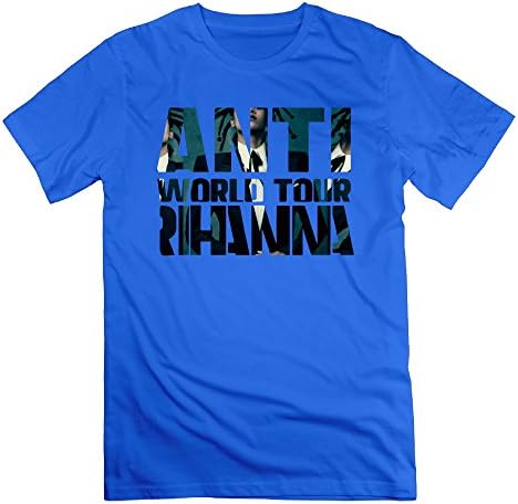 RoyalBlue RMVEP Anti Tour Man's Cool Short Sleeve T-shirt Size S