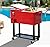 General 80-quart Portable Rolling Ice Chest Cooler Cart Patio Party Drink Ice