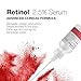 GENIUS Retinol 2.5 Serum | The Smart Retinol Serum, with Hyaluronic Acid + Vitamin C Added GENIUS-ly Remove Fine Lines and Wrinkles (Face, Neck, Eye) 1FL Oz.