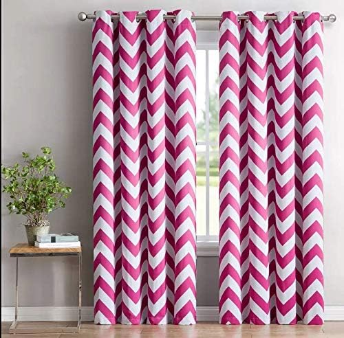 Amazon Com Hlc Me Chevron Print Thermal Insulated Room Darkening