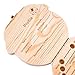 Austor Baby Teeth Box Wooden Tooth Album Keepsake Souvenir Box Organizer for Boy