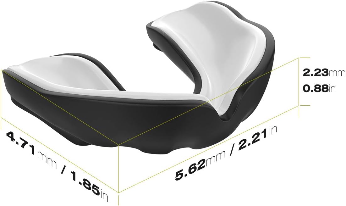 Rhino Valley Sport Mouthguard with Vented Case, for Youth and Adult, [3 Pack] BPA Free, Upper and Lower Teeth Protection, Fit Athletic Mouth Guards for MMA, Boxing, Taekwondo, Hockey and Other Sports : Sports & Outdoors